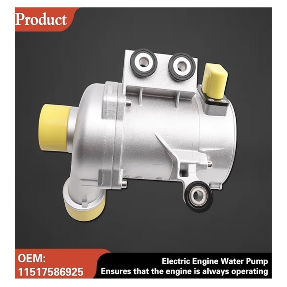 BMW Electric Water Pump OEM 11517586925 Fits 328i 128i 525i 528i 06-13 4-Pin - Picture 3 of 11